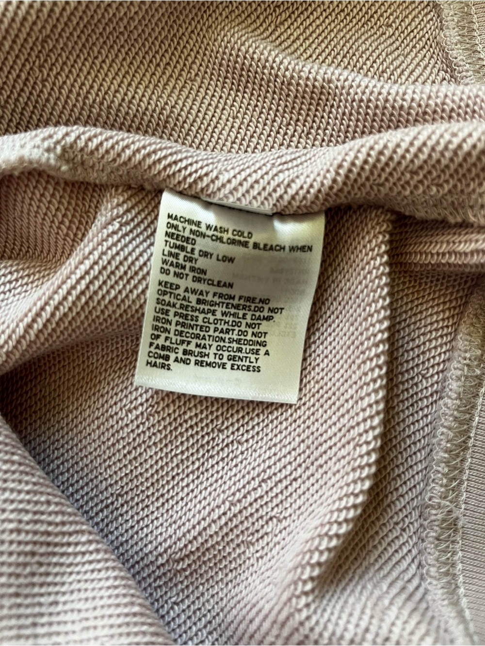 Uniqlo Mofusand Lilac-Pink Crewneck Sweatshirt size Small NWT loose fit - Picture 10 of 12
